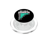 Statistiche Divertenti Scuse Why I Lose At Badminton PopSockets PopGrip per MagSafe