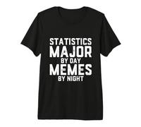 Statistiche Principali per Giorno Meme per Studente di Scienza dei Dati notturni Maglietta Premium