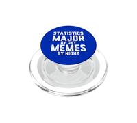 Statistiche principali per giorno Meme per studente di scienza dei dati notturni PopSockets PopGrip per MagSafe