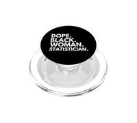 Statistico della donna nera droga statistici afroamericani PopSockets PopGrip per MagSafe