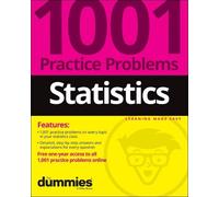Statistics: 1001 Practice Problems For Dummies (+ Free Online Practi (Tascabile)