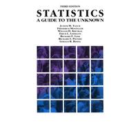 Statistics: A Guide to the Unknown