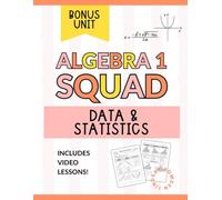Statistics & Data Analysis Workbook for Algebra 1: Guided Notes, Practice Worksheets, Answer Keys & Video Lessons