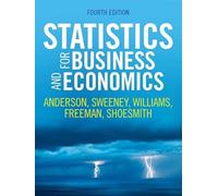 Statistics for Business and Economics