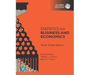 Statistics for business and economics. Global edition