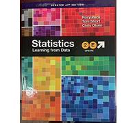 Statistics Learning from Data - Edition 2 - Updated AP Edition - Copyright 2022