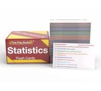 Statistics Study Cards: Statistics Prep for College and Adults [Full Color Cards]