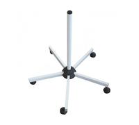 STATIVO CON PIEDE A 5 RAZZE E ROTELLE PER LENTE CON LAMPADA D'INGRANDIMENTO DI