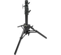 Stativo per slider KUPO 161MB a 1 alzata con 2 sezioni, stand nero in acciaio per luci e attrezzatura audio video con peso 5,8 kg e portata fino a 36 kg, altezza massima 115