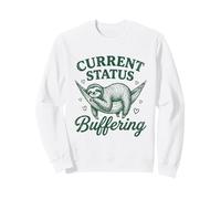 Stato Attuale Buffering Pigro Bradipo Sarcasmo Meme Vintage Felpa