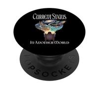 STATO ATTUALE IN UN ALTRO MONDO divertente topo di biblioteca introverso PopSockets PopGrip Adesivo