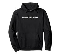 Stato d'animo del Sole Felpa con Cappuccio, Unisex per Adulti, Nero, L