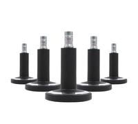 STATO-M Aliante da pavimento | Moquette - Piedini per sedie nero/cromo