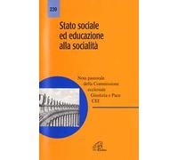 Stato sociale ed educazione alla socialità. Nota pastorale