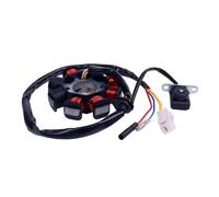 Statore Alternatore Magnete GY6 49cc 50cc A 8 Bobine Per Motore Scooter Ciclomotore Per 139QMB Per 139QMA (doppie Bobine Di Accensione) Bobina Accensione Ignition