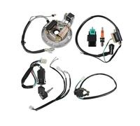 Statore Bobina Per 125cc 50cc 70cc 110cc Pit Dirt Bike Motorizzato 4 Tempi Bobina Di Accensione Cablaggio Statore Magneti CDI Box Moto Generatore Statores