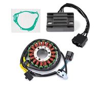 Statore Bobina Per Suzuki Per DR 250 DR250 DRZ250 DR-Z250 1998-2007 2009 Bobina Dello Statore Motore E Raddrizzatore Del Regolatore Tensione Con Guarnizione(A)