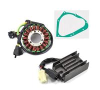 Statore Bobina Per Suzuki TU125 TU125X EN125 2 GS125 GS125E GN125 GN125E Bobina Dello Statore Motore E Raddrizzatore Del Regolatore Tensione Con Guarnizione(A)