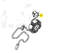 STATORE CAMPO MAGNETICO PICK UP SYM JET 14 200 2021 XC20W2-EU