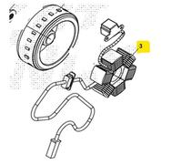STATORE CAMPO MAGNETICO PICK UP SYM JET X 125 2024 KC12AV-EU