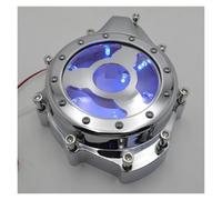 Statore Carter Protezione Motore Accessori Moto LED W/LOGO E Guarnizione Vedere Attraverso La Copertura Dello Statore Del Motore Per GSX1300R Per Hayabusa 1999-2020