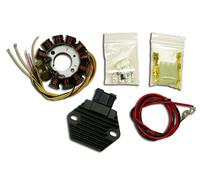 STATORE ELECTREX PER AVVOLGIMENTO ALTERNATORE KPL. CON REGOLATORE DI TENSIONE KT