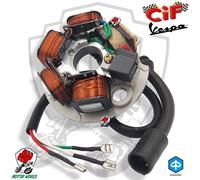 STATORE MAGNETE COMPLETO 3 POLI PIAGGIO APE TM P VESPA FL N PK S XL RUSH 50 125