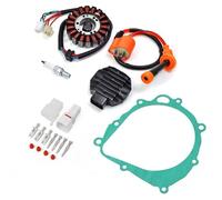 Statore Magnete Per Suzuki Per Quadsport Z400 Per LTZ 400 Per LTZ400 2003-2008 32101-07G00 Statore Regolatore Bobina Accensione Kit Guarnizione Candela Magneto Statore Bobina