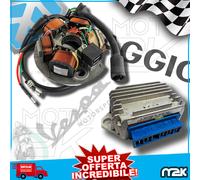 STATORE MAGNETE + REGOLATORE TENSIONE PER PIAGGIO APE FL MIX 50 VESPA PK S 125