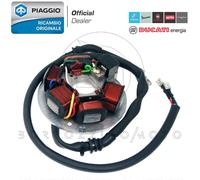STATORE MAGNETE VOLANO ORIGINALE DUCATI ENERGIA 6 POLI PER VESPA 125 ET3