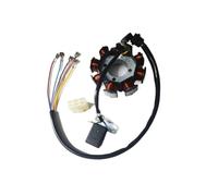 Statore Magnetico Bobina 8 Bobine 5 Fili Magnete Alimentato in Corrente alternata Statore Tipo I Fori di Montaggio Moto per CG125 156FMI 157FMI CG150 162FMJ Statore