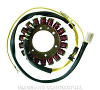 Statore: Saprisa Trifase 18 Poli 12v 40a Aixam Moto Motore Ricambi Ciclomotore