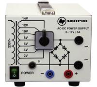 Statron 5359.3 - Alimentatore di rete da laboratorio, regolabile 2-14 V/AC 5 A, 75 W, 2 pezzi