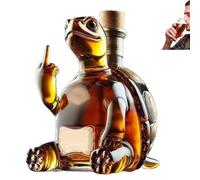 Statua 3D Art - 300 ML Whiskey Decanter - Funny Animal Whiskey Decanter Statua 2025 New Unique Glass Wine Bottle Set, Whiskey Animal Decor Sculpture, for MenCreative Empty Wine Bottles for Stor