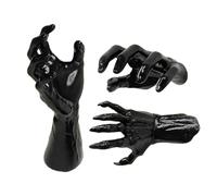 Statua a a mano di Halloween, mani spaventose attaccate al muro | Scultura di mani spaventose per Halloween, scultura decorativa da collezione in resina, arte retrò, mano per camere da letto
