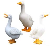 Statua a forma di anatra in resina per valorizzazione del giardino con caratteristica dinamica dell'acqua (#1)