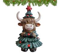 Statua a forma di delle Highland, decorazione per la casa, rustica, graziosa decorazione per dormitorio, casale, bagno, aula, cucina, cameretta dei bambini, camera da letto
