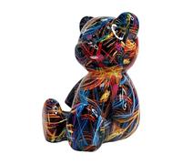 Statua a forma di orso seduto, in resina, bambola alla moda in miniatura, decorazione per la casa per mobile TV, mobile, dormitorio, camera da letto, scrivania, , ingressi, giardino, vacanze