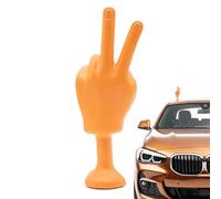 Statua a mano, decorazione del tetto 'auto,Decorazione esterna per auto che stringe la mano | Decorazione moo Statua gesto Accessori Adesivo casco Decalcomania Ornamenti per tetto Moto