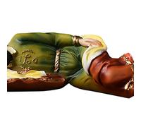 Statua addormentata di San Giuseppe, statuetta natalizia in resina raffigurante San Giuseppe addormentata, 21 cm, in resina, per regalo religioso, decorazione, collezione