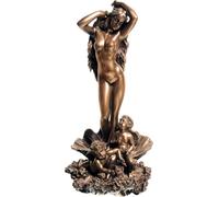 Statua Afrodite / Venere La nascita del bronzo fuso a freddo e resina 31 cm/1...