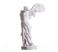 Statua Alata Vittoria di Samotrazia Alabastro Antiche Rovine Museo del Louvre Figura 35 cm
