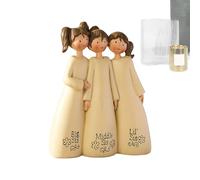 Statua 'angelo 'amicizia - Forever Friends Figurine, Regalo Memoriale | Dettagli in elegante, arte decorativa domestica, tributo attento, simbolo di sua sorella soul per le donne, Natale