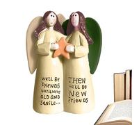 Statua 'angelo 'amicizia - Forever Friends Figurine, Regalo Memoriale | Dettagli in elegante, arte decorativa domestica, tributo attento, simbolo di sua sorella soul per le donne, Natale