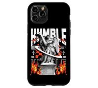 Statua Angelo Umile Fiamma Santa Cristiana Streetwear Custodia per iPhone 11 Pro