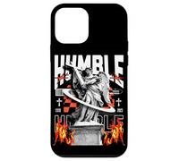 Statua Angelo Umile Fiamma Santa Cristiana Streetwear Custodia per iPhone 12 mini