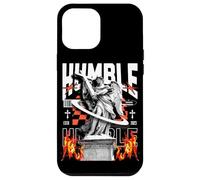 Statua Angelo Umile Fiamma Santa Cristiana Streetwear Custodia per iPhone 12 Pro Max
