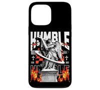 Statua Angelo Umile Fiamma Santa Cristiana Streetwear Custodia per iPhone 13 Pro Max
