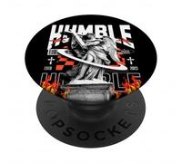 Statua Angelo Umile Fiamma Santa Cristiana Streetwear PopSockets PopGrip Adesivo