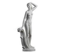 Statua antica dea greca Afrodite Venere Alabastro 12.2''